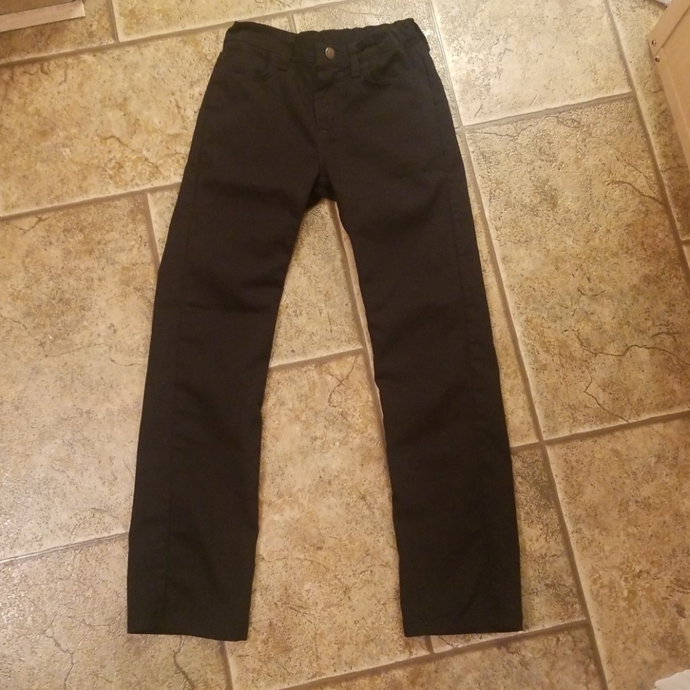 Boys Black Wrangler Pants
